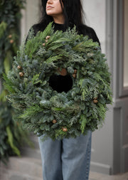 Weihnachtskranz ohne Deko 65 cm