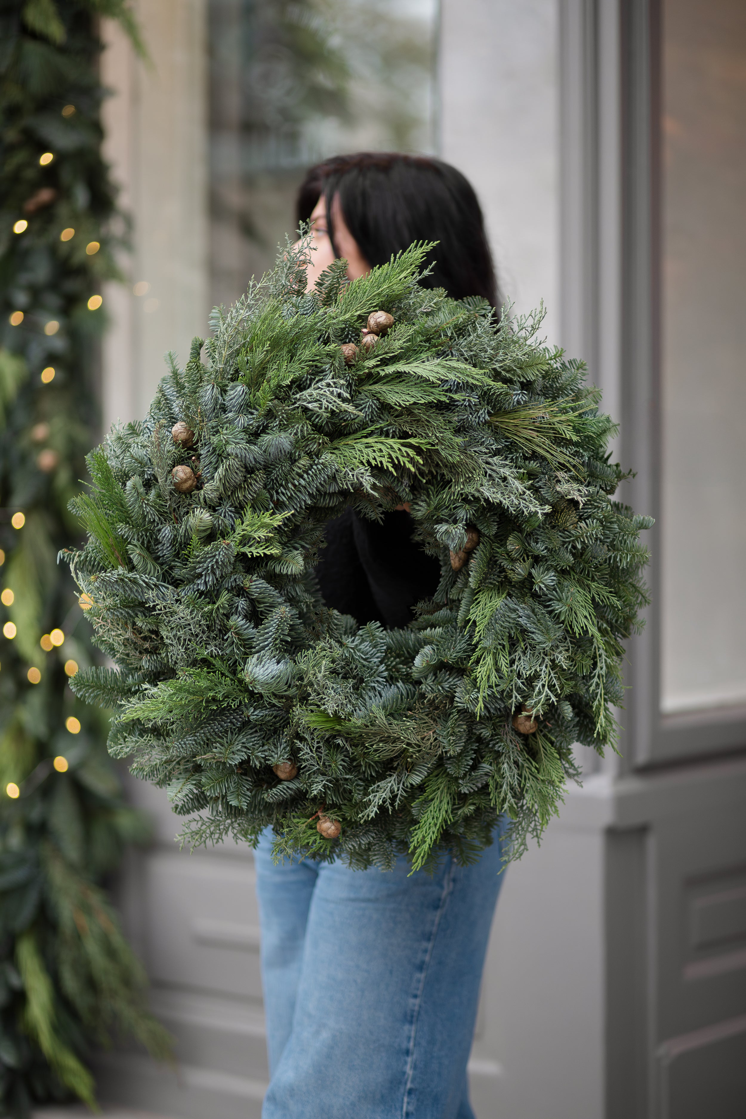 Weihnachtskranz ohne Deko 65 cm