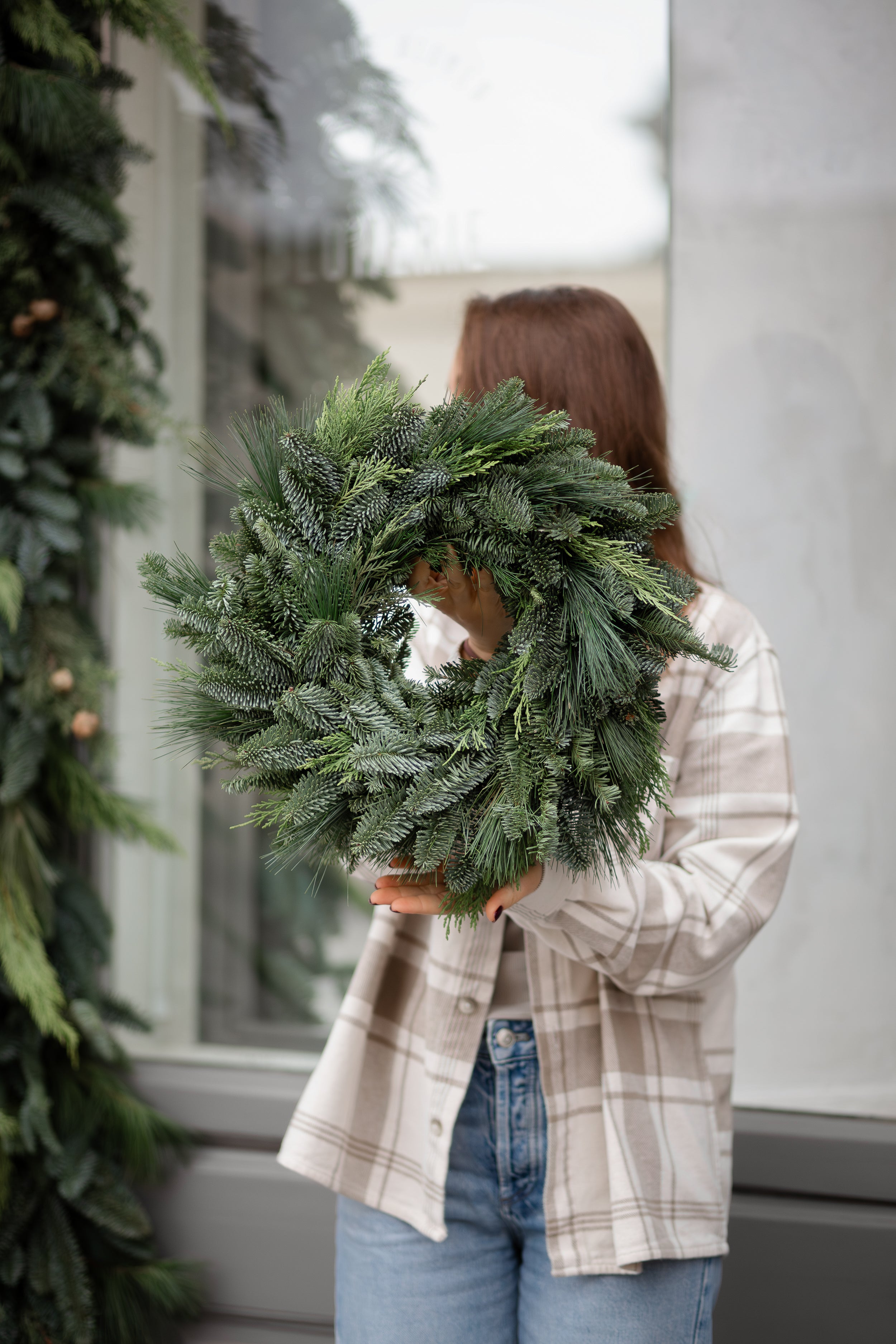 Weihnachtskranz ohne Deko 30cm